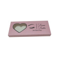 Beautiful latest design butterfly shape window cut out clear paper false eyelash packaging box